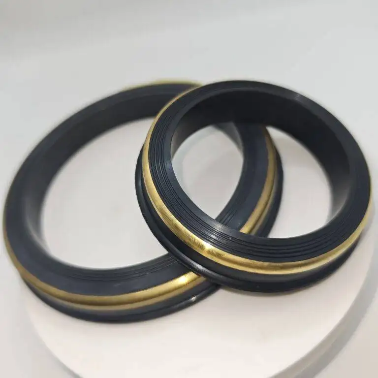 High-Pressure Union Seal Ring Wear Resistant Aging Resistant NBR FKM Sealing Ring for High-Pressure Washer Plunger Pump Hydraulic System Oilfield Equipment