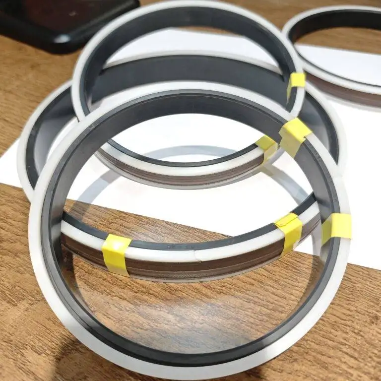ZP 120x105x16 Double Acting Hydraulic Piston Seal Oil Proof Heat Resistant Sealing Component Anti Aging Corrosion Proof Durable Gasket Suitable for Medium Hydraulic Cylinders Construction Machinery Excavator Loader Engineering Vehicle Hydraulic Power Transmission Repair Spare Parts