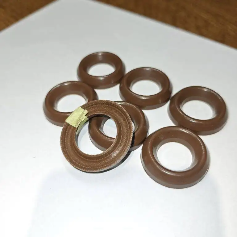 V 30x38x5.5 FKM V Type Water Seal High Temp Wear Resistant Sealing Element for Large Flow Plunger Pumps Chemical Proof Durable Gasket for Heavy Duty Car Washing Pump High Flow Hydraulic System Stable Repair Accessories