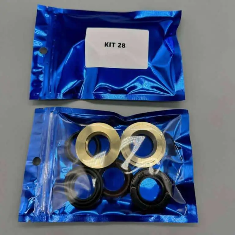 Interpump WS201 KIT28 High-Pressure Washer Seal Kit with FKM+Kevlar Seals Gasket & O-Ring for Pump Application